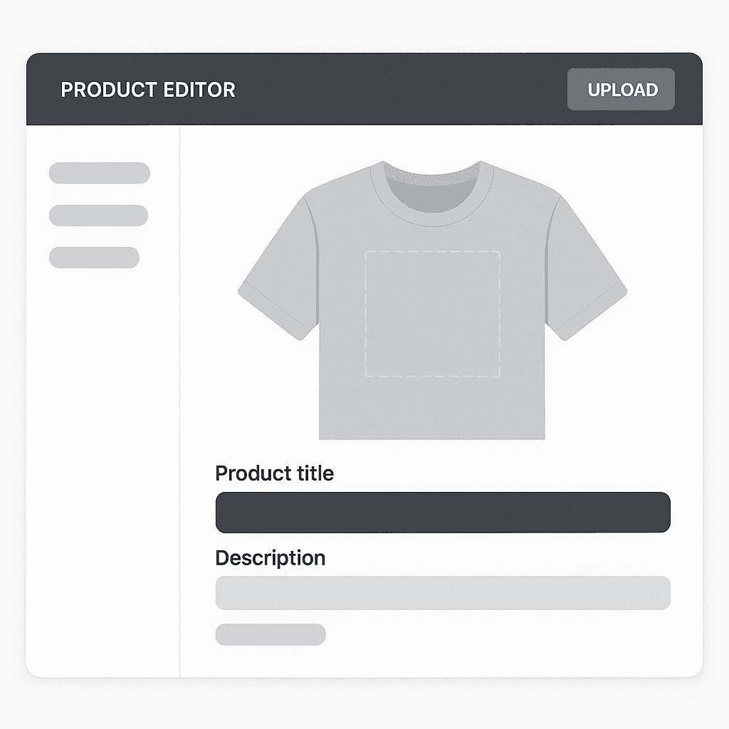 2. Upload your designs